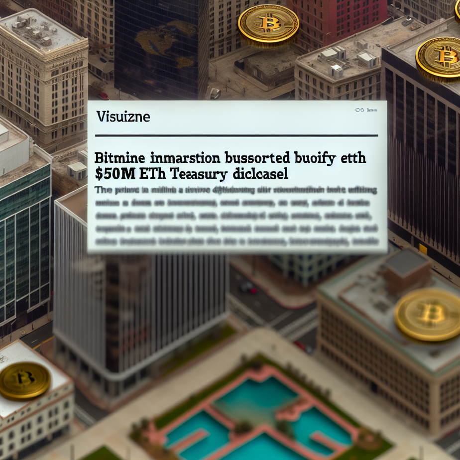 BitMine Immersion Buoyed by $500M ETH Treasury Disclosure